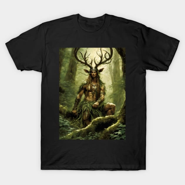 Cernunnos T-Shirt by FineArtworld7